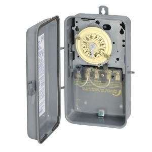Intermatic 40 Amp 208 277 Volt 24 Hour DPST Mechanical Time Switch with Outdoor Enclosure T104RD89