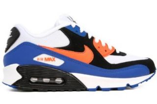 Nike Air Max 90 "NYC" Mens Running Shoes [309299 127] White/Bright Mandarin Black Mens Shoes 309299 127 7 Shoes