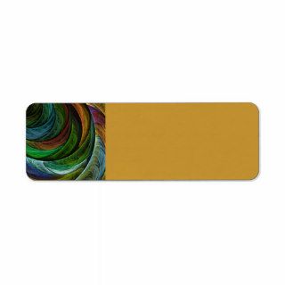 Color Glory Abstract Art Custom Return Address Label