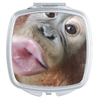 Lipstick Lips Kiss Compact Mirror