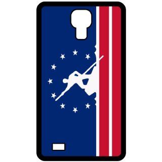 Richmond Virginia VA City State Flag Black Samsung Galaxy S4 i9500   Cell Phone Case   Cover: Cell Phones & Accessories