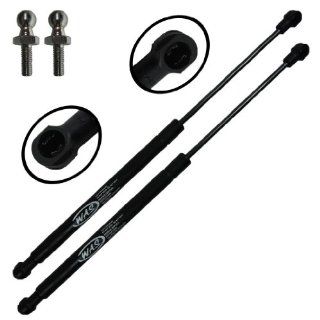 Wisconsin Auto Supply WGS 138 2 Two Rear Glass Gas Charged Lift Supports For Back Window On Hatch With Upgraded Replacement Mounting Studs: Automotive
