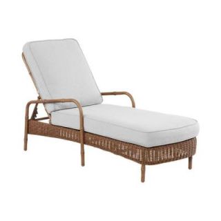 Hampton Bay Clairborne Patio Chaise Lounge with Bare Cushion DY11079 C B
