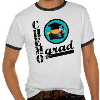 Ovarian Cancer Chemo Grad Shirt