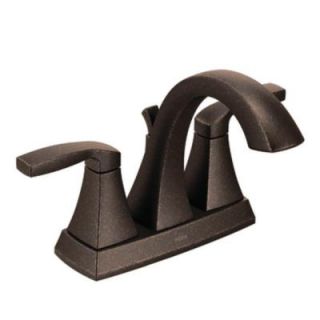 MOEN Voss 4 in. 2 Handle Bathroom Faucet in Oil Rubbed Bronze 6901ORB