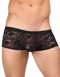 Men's Sexy Stretch Lace Mini Short Underwear Clothing