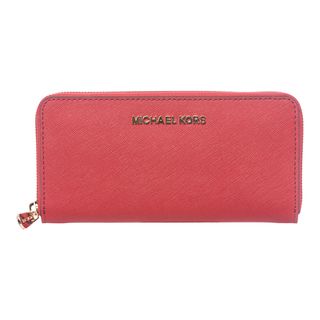 MICHAEL Michael Kors 'Jet Set' Red Saffiano Leather Continental Wallet MICHAEL Michael Kors Women's Wallets