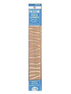 Midwest Micro Cut Basswood Scale Lumber 0.125 in. 0.166 in. x 11 in. pack of 9 [PACK OF 4 ]