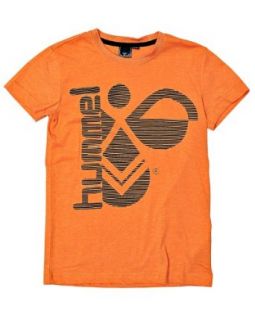 Hummel Fashion Men's Hummel T shirt 152/12 years Orange Novelty T Shirts Clothing