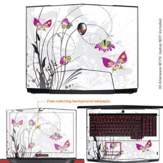 Matte Protective Decal Skin Sticker (Matte finish) for Alienware M17X with 17.3in Screen (view IDENTIFY image for correct model) case cover Matte_09 M17X 153: Computers & Accessories