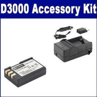 Nikon D3000 Digital Camera Accessory Kit includes: SDENEL9 Battery, SDM 179 Charger : Camera & Photo