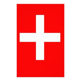 Swiss Flag Stationery