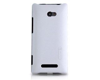 Grid Series HTC Windows Phone 8X Case   White: Cell Phones & Accessories