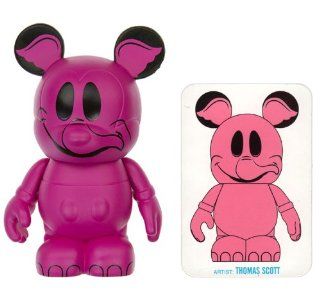 Pink Elephant (Chase) by Thomas Scott   Disney Vinylmation ~3" Animation Series #1 Designer Figure (Disney Theme Parks Exclusive): Toys & Games