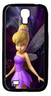 Disneys Cartoons Peter Pan Tinkerbell DIY Hard Shell Black Samsung Galaxy S4 I9500 Case: Cell Phones & Accessories