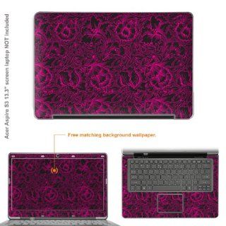 Matte Decal Skin Sticker (Matte finish) for Acer Aspire S3 with 13.3" screen case cover MAT Aspire_S3 195: Electronics