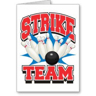 Bowling Strike Team Card