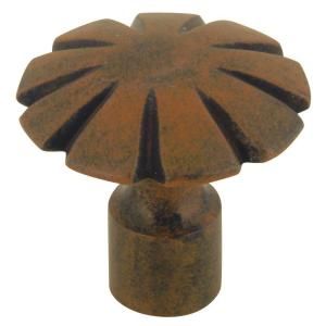 Atlas Homewares Fluted Collection 1 1/2 in. Rust Cabinet Knob 30070 R