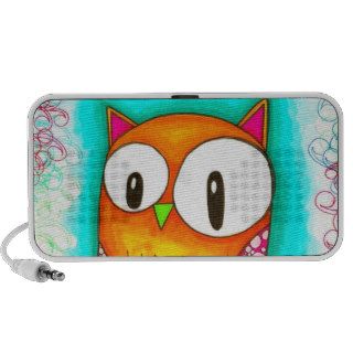 Adorable Cartoon Owl Speakers