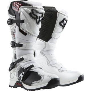 Fox Racing Comp 5 Men's Motocross Motorcycle Boots   White / Size 8: Automotive