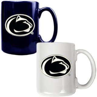 BSS   Penn State Nittany Lions NCAA 2pc Ceramic Mug Set   Primary Logo 
