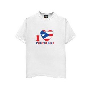 I Love Puerto Rico T Shirt: Clothing