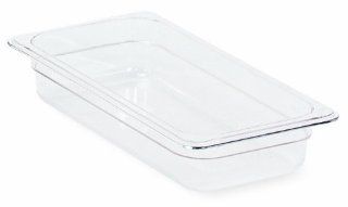 Crestware Polycarbonate Food Pan Third Size 2 1/2 Inch: Food Savers: Kitchen & Dining