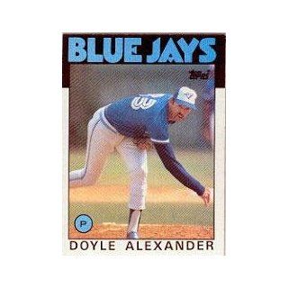 1986 Topps #196 Doyle Alexander: Sports Collectibles