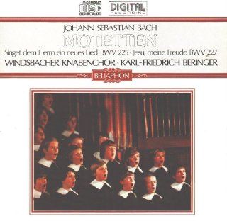 Bach: Motetten (Motets) Singt dem Herrn ein neues Lied, BWV 225 & Jesu, meine Freude, BWV 227 (Bellaphon): Music
