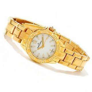 Diamant Rouge Women's Etoile Quartz Mother of Pearl Dial Diamond Accent Bracelet Watch: Watches