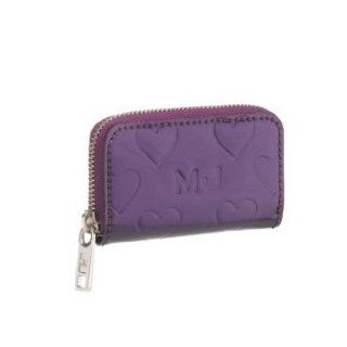 Marc by Marc Jacobs Limited Edition Heart Coin Case Purse Purple: Clothing