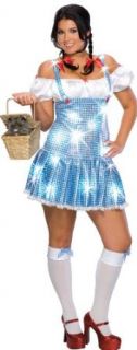 Secret Wishes Women's Plus Size Sequin Dorothy Costume, Blue/White, Plus Adult Sized Costumes Clothing