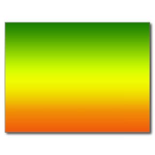 Reggae Rainbow Flag design Postcard