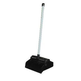 37" Lobby Master Plastic Lobby Dustpan in Black Pan and White Handle [Set of 6]: Kitchen & Dining