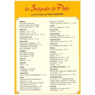 Introduction aux leons d'Esthtique (Les Intgrales de Philo) Hegel, Claire Margat, Charles Bnard 9782091825281 Books