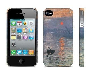 Iphone 4 / 4s Case Impression Sunrise 1872 Claude Monet Cell Phone Cover: Cell Phones & Accessories