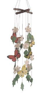 Caramba Windchime Butterflies Are Free Design, 35 Inch Tall (Discontinued by Manufacturer) : Wind Chimes : Patio, Lawn & Garden