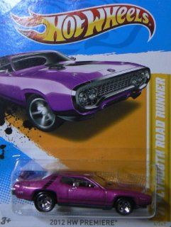Hot Wheels 2012 Hw Premiere Magenta '71 Plymouth Road Runner 6/247: Toys & Games