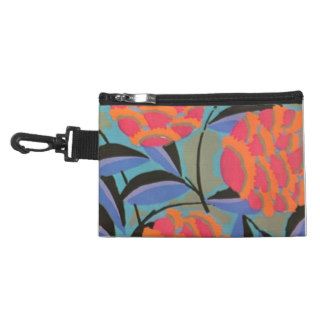 Gorgeous Art Deco Abstract Floral Fabric Accessories Bags