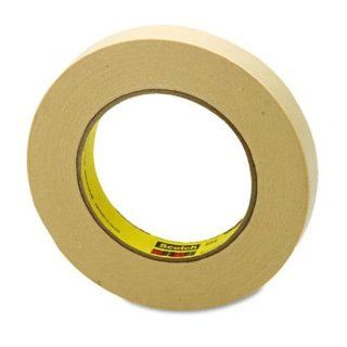 3M 234 Scotch General Purpose Paper Masking Tape, 25 psi Tensile Strength, 60 yds Length, Tan: Office Products