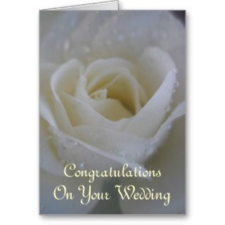 Angel Rose Wedding Greeting Cards
