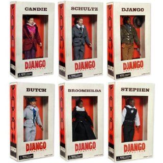 DJANGO UNCHAINED ~ SERIES 1 ~ 8" ACTION FIGURES ~ SIX(6) DOLL SET: Entertainment Collectibles