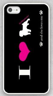 Rikki KnightTM I Love My Affenpinscher Dog Design iPhone 4 & 4s Case Cover (White Rubber with bumper protection) for Apple iPhone 4 & 4s: Cell Phones & Accessories