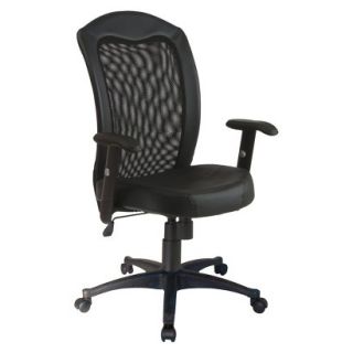 Task Chair: Office Star Task Chair with Mesh/Leather