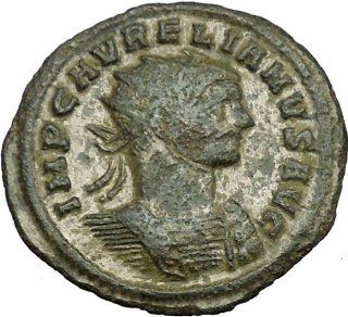 AURELIAN 274AD Ancient Roman Coin Nude Sol Sun God Ticinum mint i34473: Everything Else