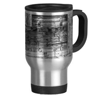 Rustic Old Colorado Barn Door and Window BW Mugs