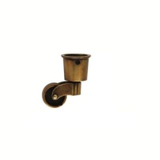 Hickory Hardware 2 5/8 in. x 1 1/2 in. Brown Windsor Antique Furniture Caster 549889165