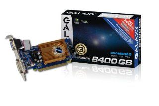 Galaxy GeForce 8400 GS 256 MB GDDR2 PCI Express 2.0 DVI/VGA Graphics Card, 84GEE6DC2EMM: Electronics