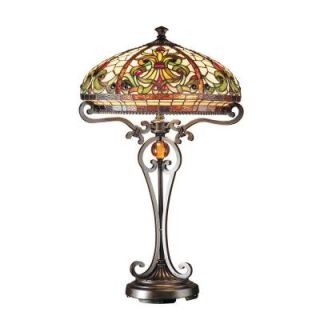 Dale Tiffany 28 in. Boehme Antique Golden Sand Table Lamp TT101114