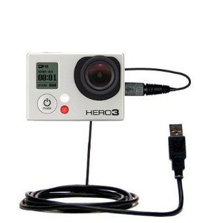 Classic Straight USB Cable for the GoPro Hero3 with Power Hot Sync and Charge Capabilities   Uses Gomadic TipExchange Technology : Electronics Power Cables : Camera & Photo